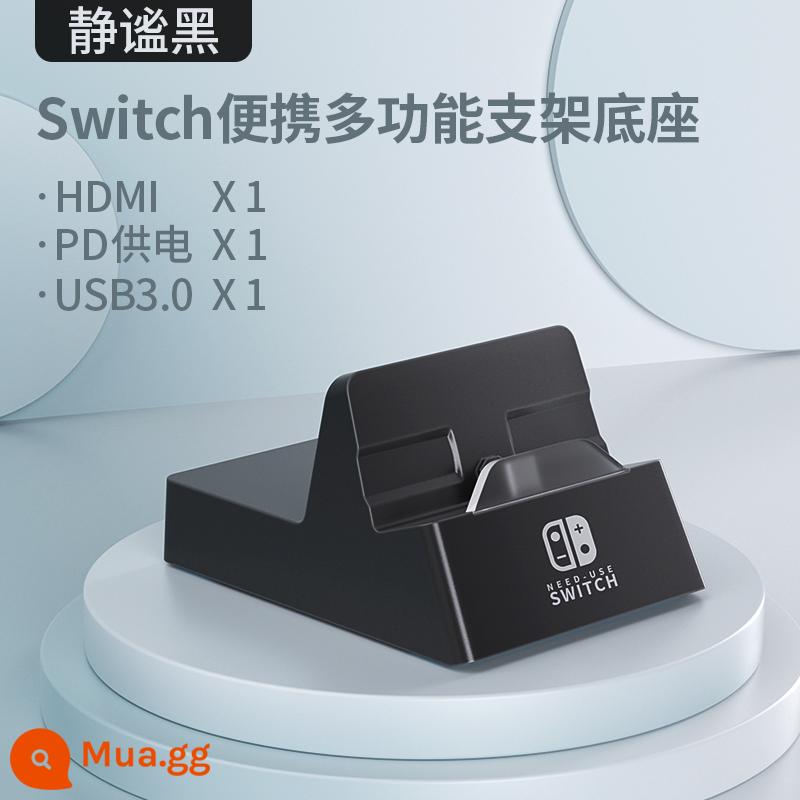 Công tắc đế di động thích hợp cho máy chơi game Nintendo NS Docking Station TypeC mở rộng siêu liên kết kết nối màn hình chiếu TV Bộ chuyển đổi cáp mạng đa chức năng Giá đỡ phụ kiện ngoại vi TV - Chính thức Bầu trời đầy sao màu đen [USB 3.0 đế ba trong một đa chức năng] Dòng mới