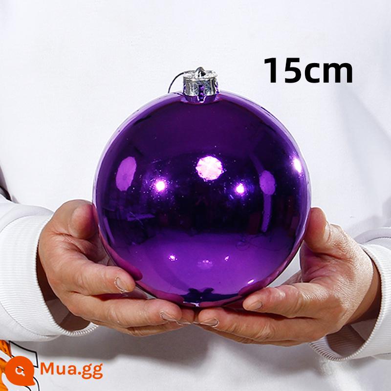 Bóng Giáng sinh rồng hổ, trang trí cây thông Noel, bóng sáng, bóng mạ điện, bóng màu, bóng treo cho trung tâm mua sắm và quán bar, bóng treo trần trang trí. - Bóng đèn tím 15cm (1 gói)