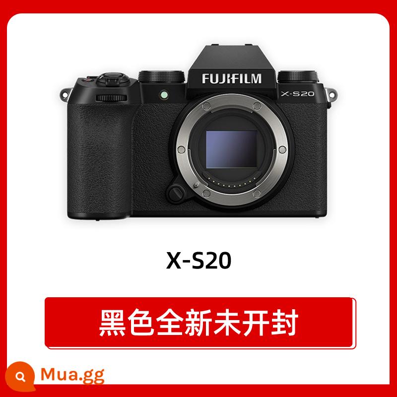 Máy ảnh micro-SLR cổ điển Fuji/FujifilmX-S20 Video 6K VLOG7 tốc độ chống rung Fuji xs20xs10 - X-S20 màu đen