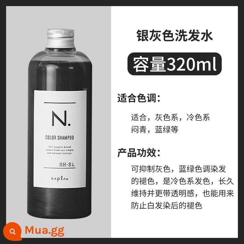 Dầu gội cố định màu napla Nhật Bản sau khi nhuộm khóa màu bổ sung màu chăm sóc tóc màu dầu gội sửa sang màu vàng - [Xám Bạc] Dầu Gội 320ml