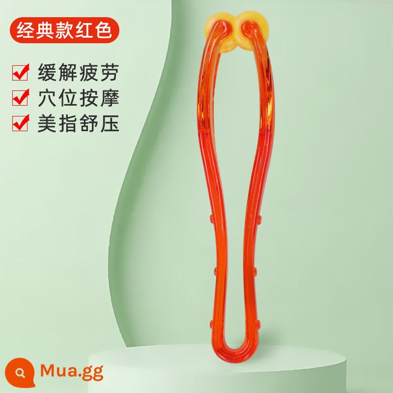 Ngón Tay Massage Tay Khớp Massage Tay Giảm Béo Nhào Chia Ngón Tay Con Lăn Loại Tay Mini Xóa Nếp Nhăn Nhật Bản Tay Chuột - Đỏ [Cổ điển] 1 gói