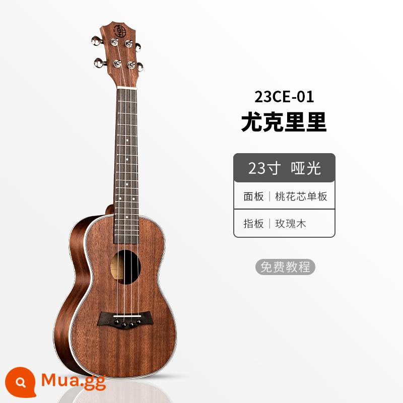 Đàn Ukulele bé gái mới bắt đầu bảng đơn nhập cảnh trẻ em người lớn đàn guitar nhỏ 23 inch đàn Ukulele nam sinh viên - 23 inch màu gỗ B30 + trọn bộ phụ kiện + túi đựng đàn