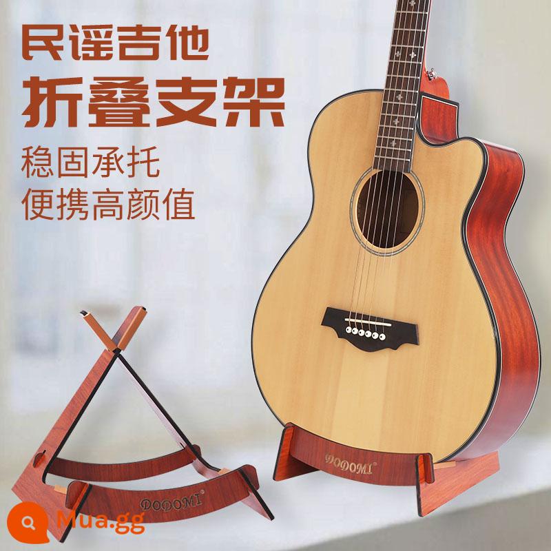 Đàn Guitar Kệ Gỗ Chắc Chắn Sàn Đứng Bass Đứng Đàn Ukulele Đứng Có Thể Tháo Rời Hình Chữ L Mang Theo - [Giá đỡ bằng gỗ loại XL có thể tháo rời bằng gỗ gụ] Đàn guitar bass violin lớn