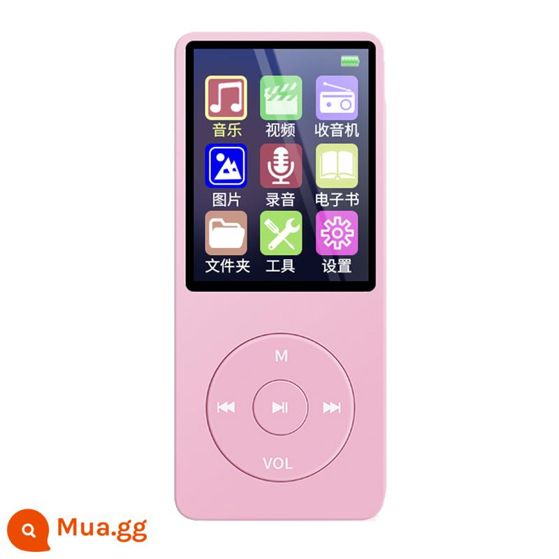 Sony Ericsson mp3 Walkman phiên bản sinh viên máy nghe nhạc mp4 siêu mỏng học sinh cấp 3 nghe bài hát chuyên đọc tiểu thuyết bên ngoài - Màu hồng (có loa ngoài)