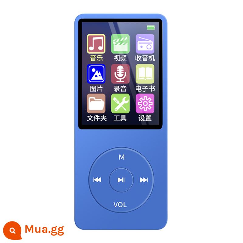 Sony Ericsson mp3 Walkman phiên bản sinh viên máy nghe nhạc mp4 siêu mỏng học sinh cấp 3 nghe bài hát chuyên đọc tiểu thuyết bên ngoài - Màu xanh đậm (với bộ khuếch đại bên ngoài)