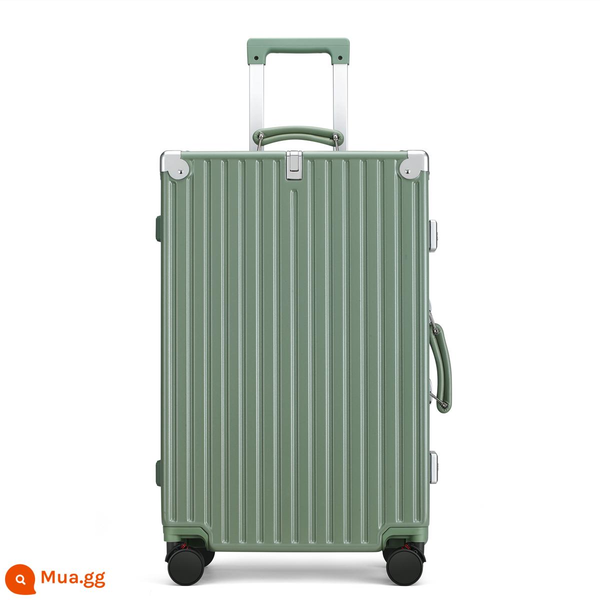 Dream Traveller Retro Xe Đẩy Ốp Lưng Đa Năng Bánh Xe Khung Nhôm Vali 20 Nội Trú Nam 24 Mật Khẩu Vali Nữ 26 Inch - Phiên bản giới hạn Morning Mist Green