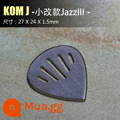 GEARXXX mới KAMEN PICK guitar điện bass mái chèo chuyên nghiệp được đánh bóng bằng tay chống trơn trượt chống mài mòn - Kom J (Jazz tốc độ) 1,5mm