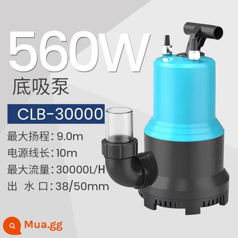 Sensen Bơm biến tần theo chiều dọc Koi Fish Pound Pool Bop Bottom Supmersible Pump Vòng lặp Rockery Loop - 560W (tốc độ dòng chảy 28.000 lít/giờ/cột nước cao 9 mét)