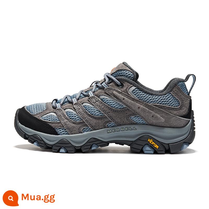 MERRELL Meile 2023 mùa xuân và mùa hè nam và nữ giày thể thao ngoài trời đi bộ đường dài MOAB3 giày đi bộ đường dài chống trượt chống mài mòn - J036344 Xám Xanh (Nữ) [Màu mới có họa tiết]