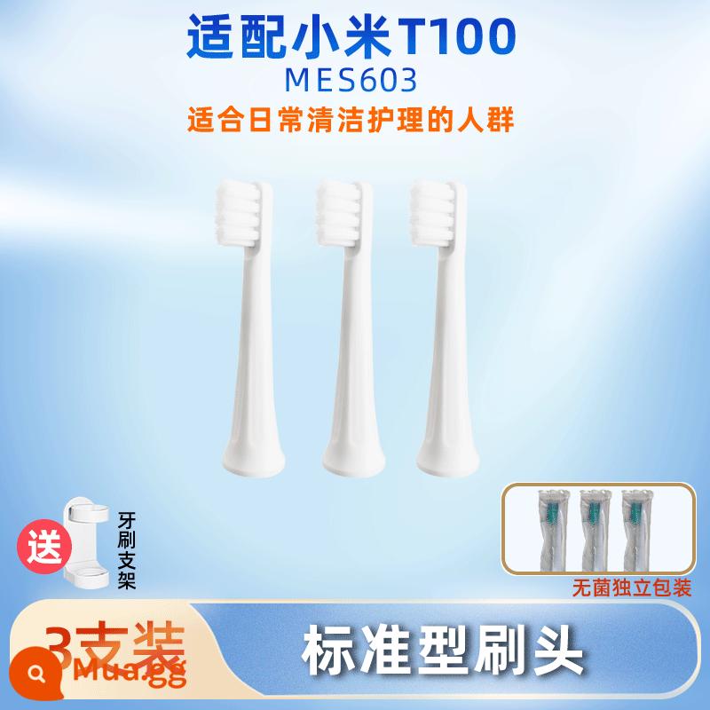 Teetips thích ứng với đầu bàn chải đánh răng điện Xiaomi Mijia Sonic T100 đầu thay thế mes603 lông mềm và cứng đa năng - Gói bảo vệ mềm loại 3 tiêu chuẩn [Chỉ phù hợp với T100/MES603]