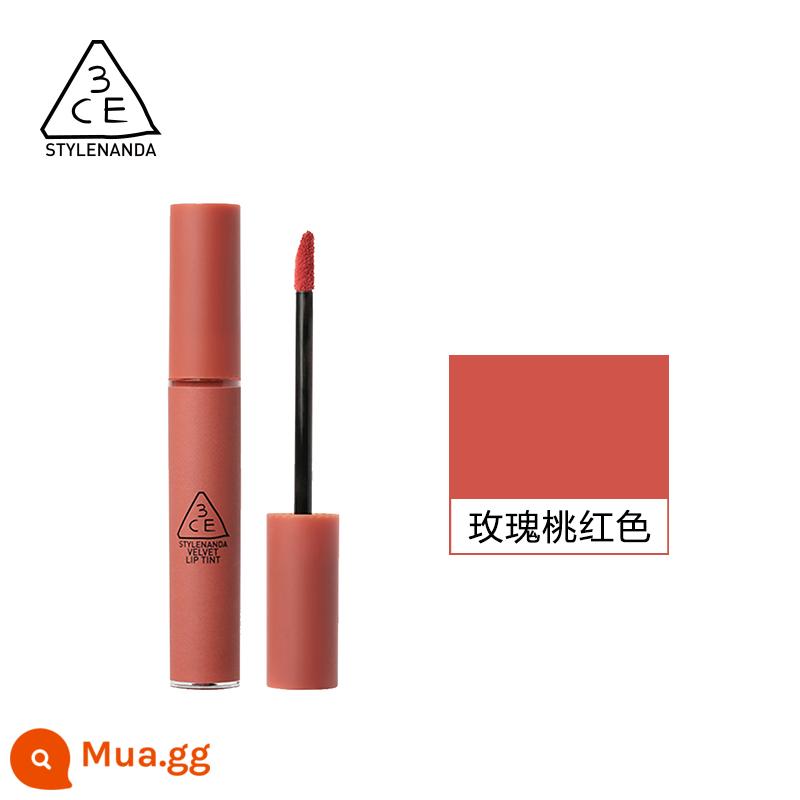 3CE/Sanxi Jade Velvet Lip Glaze Lip Clay Lipstick Brick Red Matte Lipstick Chính Hãng - 4g,GOING RIGHT (hồng hồng) màu đào bí ngô