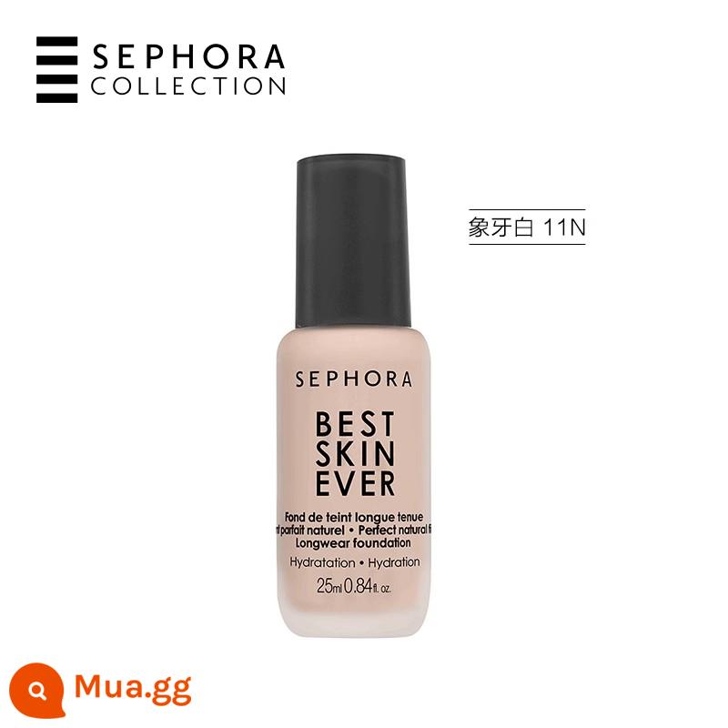 Sephora/Sephora Beauty Flawless Liquid Foundation Kem Nền Dưỡng Ẩm Che Khuyết Điểm Trang Điểm Lâu Trôi Hàng Chính Hãng - 25ml,ngà 11N