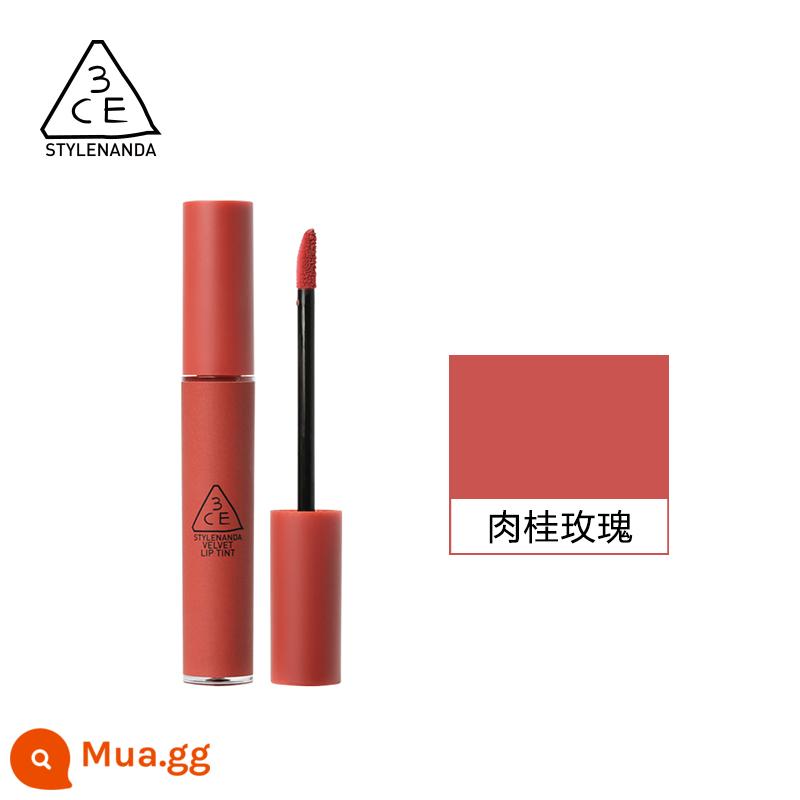 3CE/Sanxi Jade Velvet Lip Glaze Lip Clay Lipstick Brick Red Matte Lipstick Chính Hãng - 4g,CHEEKY ROSE(hoa hồng quế)