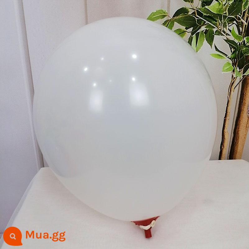 Đồ chơi trẻ em bong bóng chống cháy nổ dày 3,2 gram 12 inch trung tâm mua sắm mẫu giáo trang trí sự kiện đám cưới bố trí cảnh - Bình khí 3.2g 100 màu trắng