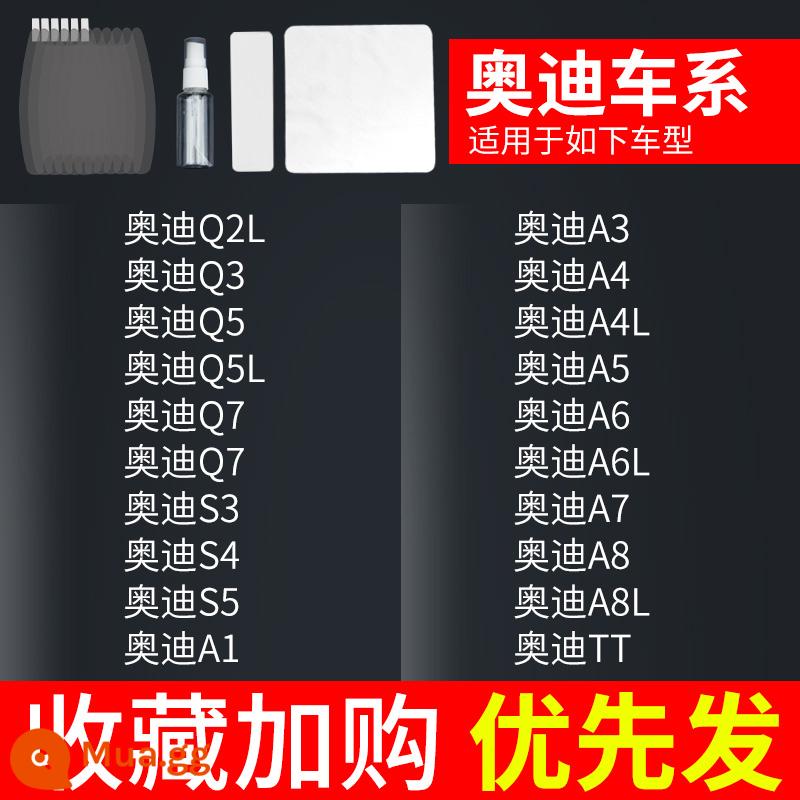 Miếng Dán Tay Nắm Cửa Ô Tô Chống Trầy Xước Vô Hình Tay Cầm Ô Tô Cửa Bát Phim Đa Năng Khóa Tay Bảo Vệ Vỏ Bảo Vệ Ngoại Thất Ô Tô Trong Suốt - [Đặc biệt dành cho Audi] Gói 6 món (mẫu ghi chú + năm)