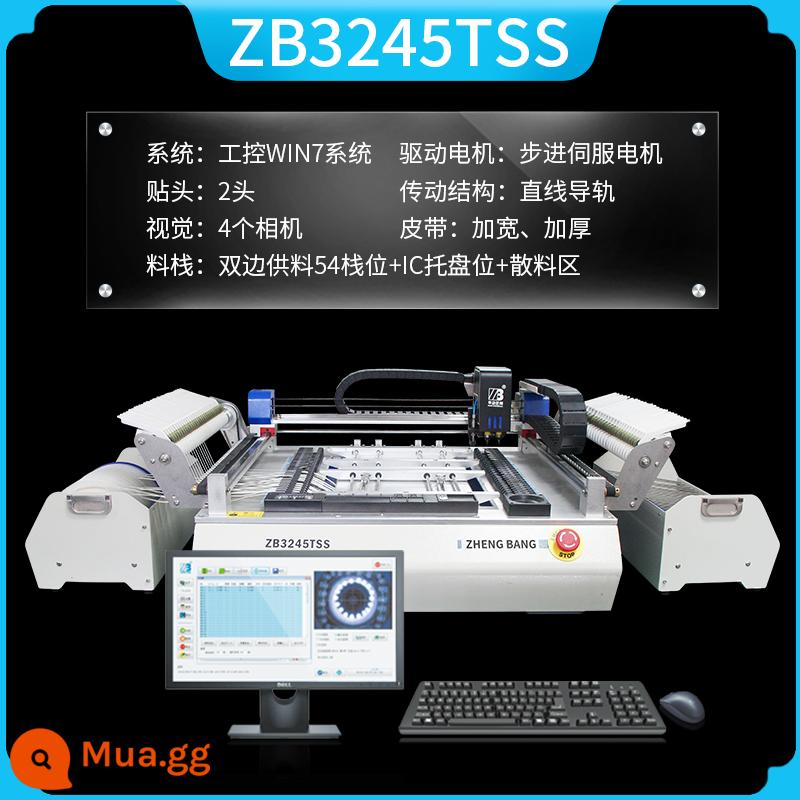 Máy định vị Zhengbang máy tính để bàn nhỏ smt máy định vị hoàn toàn tự động hướng dẫn sử dụng trong nước Chứng minh R&D trực quan bằng đèn LED tốc độ cao - ZB3245TSS (4 camera song phương)