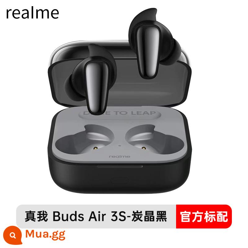 Hàng mới về tai nghe realme Buds Air 3S Bluetooth không dây chân thực Realme BudsAir3S In-Ear - Tinh thể carbon đen [tiêu chuẩn chính thức] (Zhongtong Sufa)