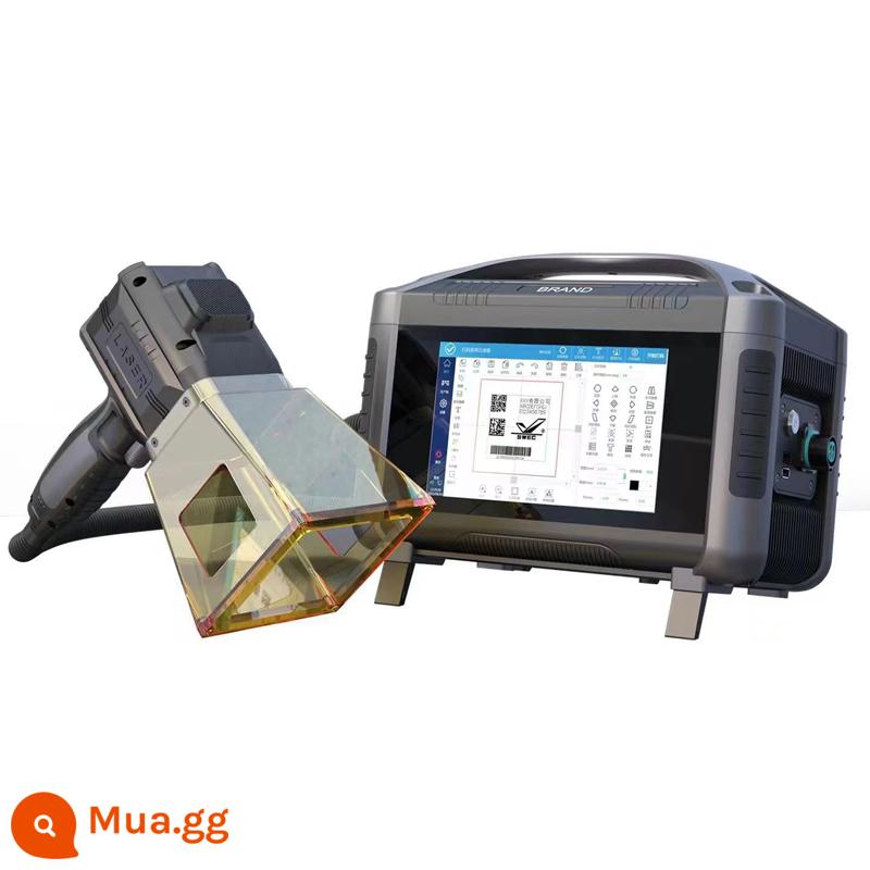 20W30W sợi máy khắc laser nhựa kim loại bảng tên thép không gỉ khắc sữa bột có thể khắc máy - Thiết bị cầm tay cáp quang 20W (kiểu plug-in)