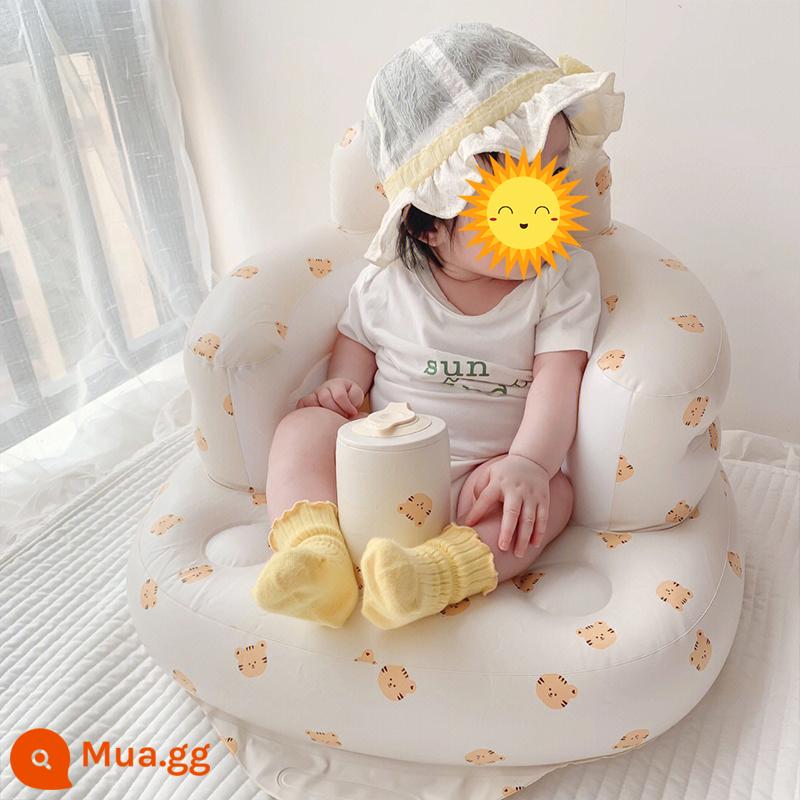 Tiger baby tiệc trăm ngày khinh khí cầu trai gái trang trí sinh nhật trăm ngày bố cục nền tường kỷ niệm 100 ngày - Sofa bơm hơi đầu hổ nhỏ