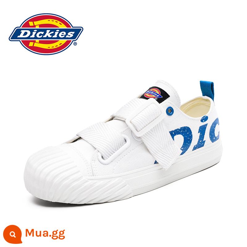 Dickies Giày Nhỏ Màu Trắng Nam Mùa Đông 2022 Giày Vải Mới Giày Trắng Nam Giày Hợp Thời Trang Thu Đông Giày Ban - màu xanh da trời