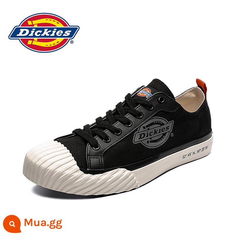 Dickies Canvas Giày nam 2022 Mùa đông Phiên bản Hàn Quốc Giày Versatile hợp thời trang đôi giày bình thường - đen