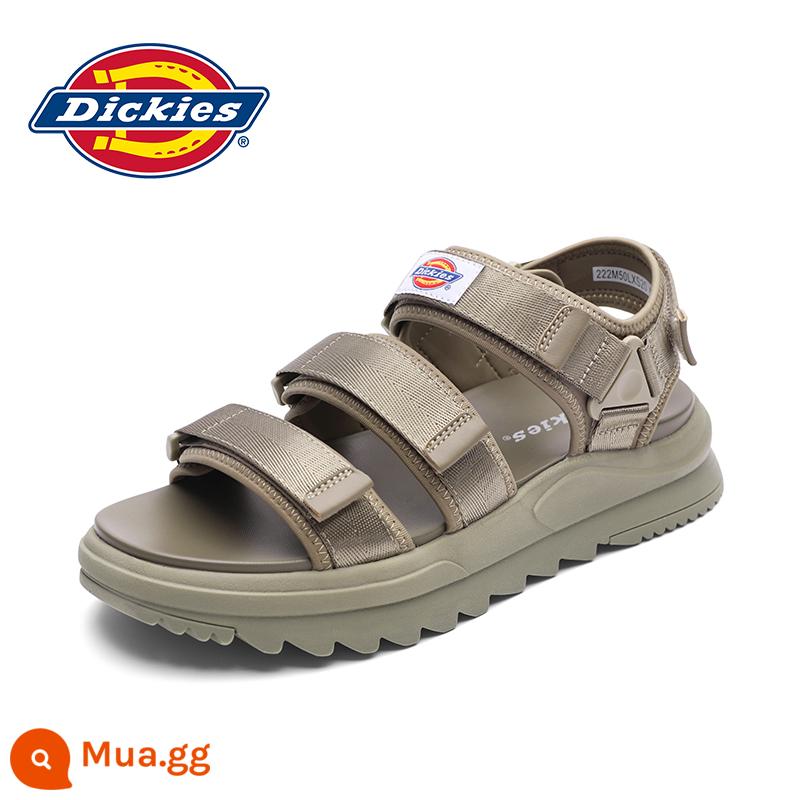 Dickies Giày Sandal Nam Đế Mềm Mùa Hè 2022 Mới Nam Giày Đi Biển Thể Thao Giày Áo Khoác Ngoài Dép - Màu be quân đội