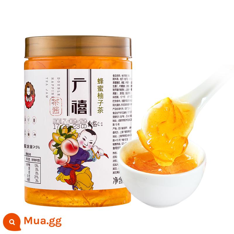 Long nhãn mật ong Quảng Tây Sốt trà chà là 1kg Chứa bột trà Bột chanh dây Mứt dì uống nóng Trà sữa Nguyên liệu thô - Trà bưởi mật ong 1kg