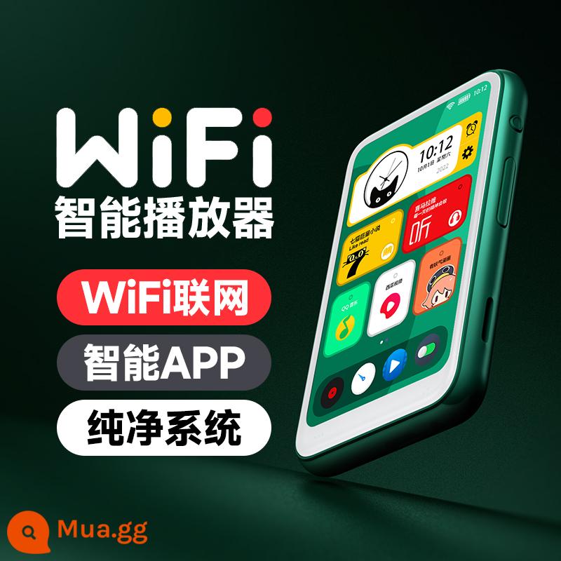 Android mp4wifi Phiên bản sinh viên hỗ trợ Internet mp3 toàn màn hình Trình phát Bluetooth để đọc tiểu thuyết mp6mp7 - Màu xanh đậm [Chức năng WiFi + Bluetooth + tám lõi]