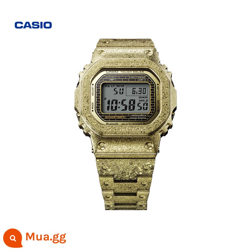 Đồng hồ CASIO nam nhỏ vàng nugget bạc nugget chính hãng vàng gạch kỷ niệm 35 năm kim loại vuông nhỏ GMW-B5000 - [Kỷ niệm 40 năm] GMW-B5000PG-9PRT