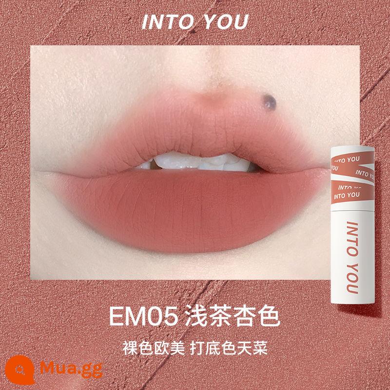 INTO YOU air lip bùn mỏng matte mềm sương nhung son môi men w6 làm trắng sinh viên vàoyouw1 - EM05