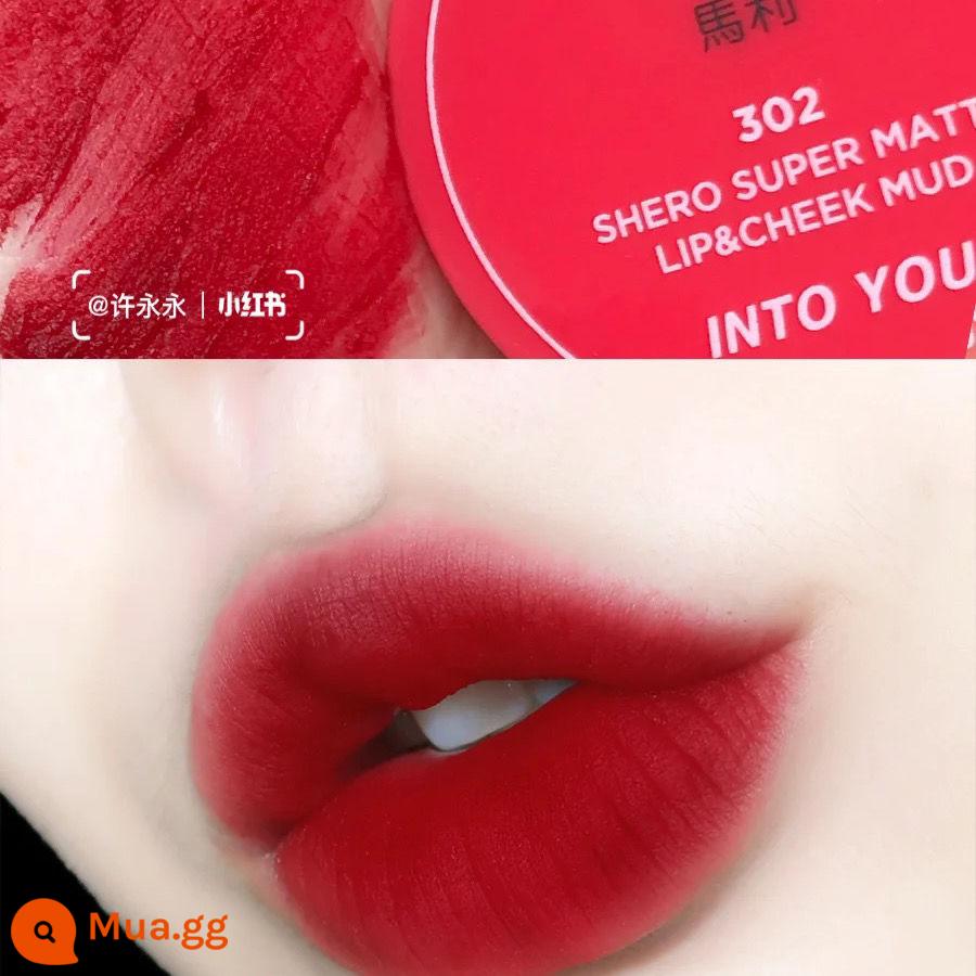 INTO YOU air lip bùn mỏng matte mềm sương nhung son môi men w6 làm trắng sinh viên vàoyouw1 - Can #302 tặng kèm cọ môi