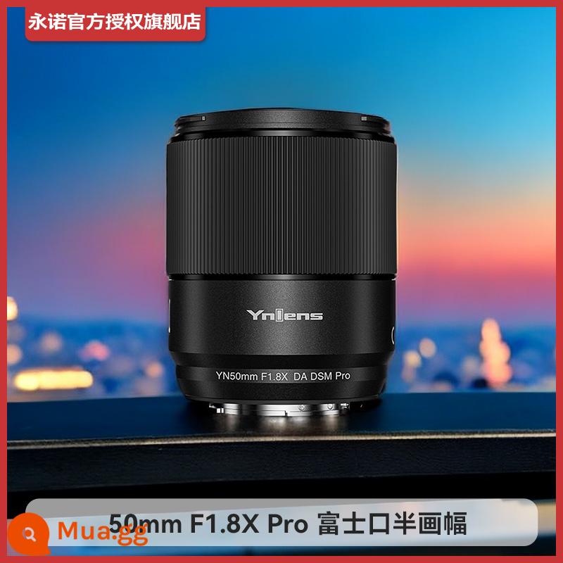 Ống kính lấy nét cố định Yongnuo 50mmF1.8S 50f18 micro-máy ảnh ống nhổ nhỏ thế hệ thứ ba phù hợp cho Sony, Fuji và Nikon - 50 1.8 đen Fuji X-port pro