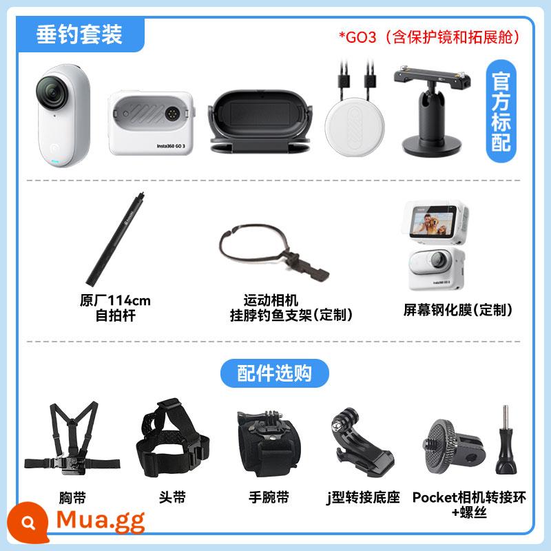 Cửa hàng hàng đầu tại chỗ insta360go2 máy ảnh chống rung ngón tay cái vlog máy ảnh kỹ thuật số thể thao chống nước - Tư vấn gói câu cá mang lại nhiều bất ngờ