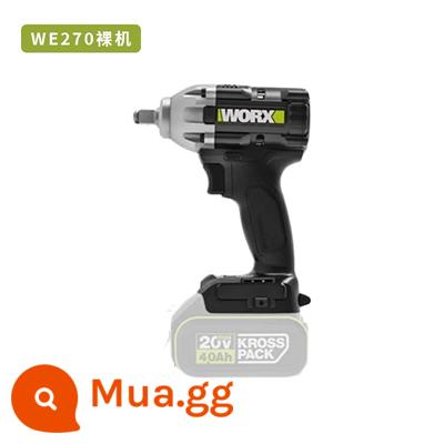 Worx Điện Tua Vít Mô-men Xoắn Cao Pin Lithium Không Chổi Than WU279 Đặc Biệt Sạc Khí Nén Cờ Lê Công Cụ Kệ Công Nhân - WE270 cơ trần