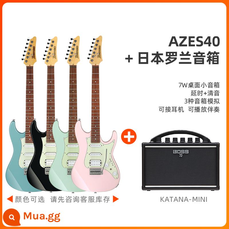 Ibanez Ibanna đàn guitar điện grx40 azes40 31 GRG lắc đơn cho người mới bắt đầu mục nâng cao - [AZES40 Gói 2]+Loa Roland Nhật Bản