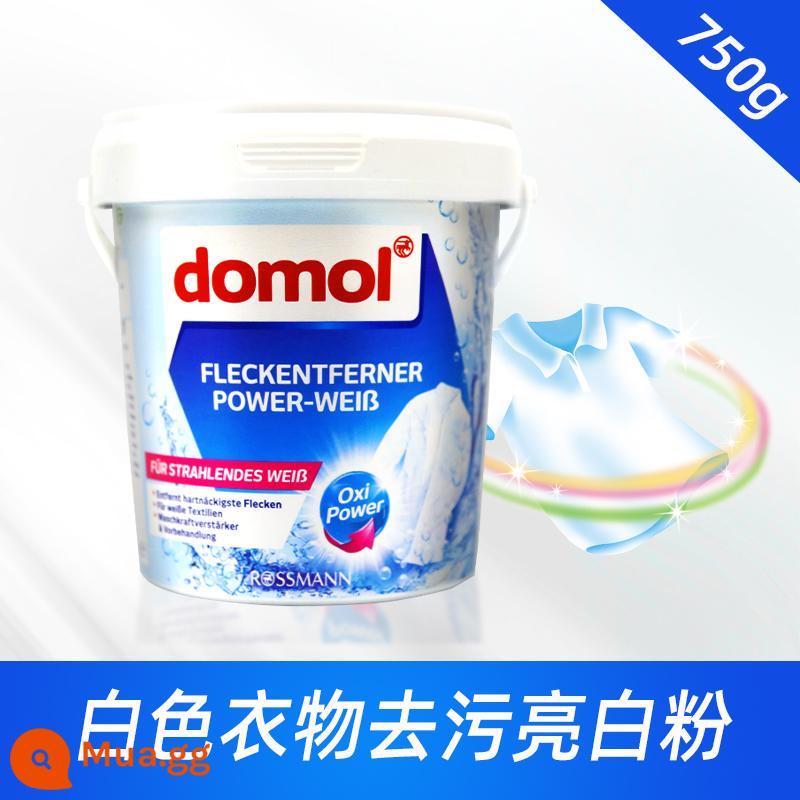 Bột giặt tẩy trắng nhập khẩu Domol Đức Chất tẩy trắng quần áo nhuộm vàng khử nhiễm 750g * 1 thùng - Gói a