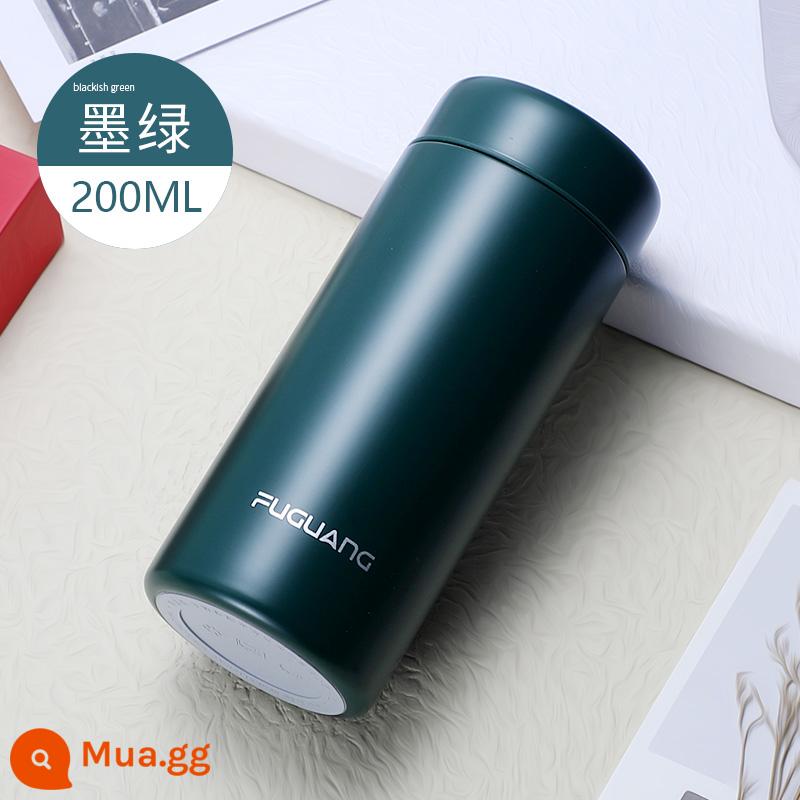 Fuguang Mini Cách Nhiệt Cốc Nữ Mùa Đông 316 Nam Di Động Nhỏ Gọn Bỏ Túi 200 Ml Mới Dung Tích Nhỏ Cốc Nước - Xanh đậm 200ml [Thép không gỉ 316]