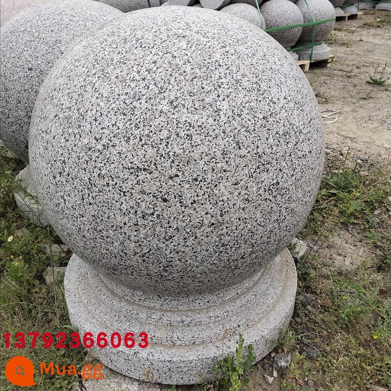 Quả bóng đá chắn đường Quả bóng tròn Bóng chặn xe khuôn viên trường vuông Đá bóng Đá bóng đá granite Đá cẩm thạch chặn xe Quả bóng đá - Đường kính đá granite 30CM (không bao gồm phí vận chuyển)