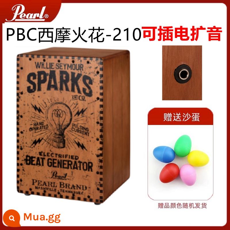 Hộp ngọc trai trống thẻ gỗ anh đào PB-121B Hồng trống cajon thẻ Hồng trống 511CC2 Philippine mahogany - Cajon ngọc trai Seymour spark plug-in khuếch đại PBEC-210