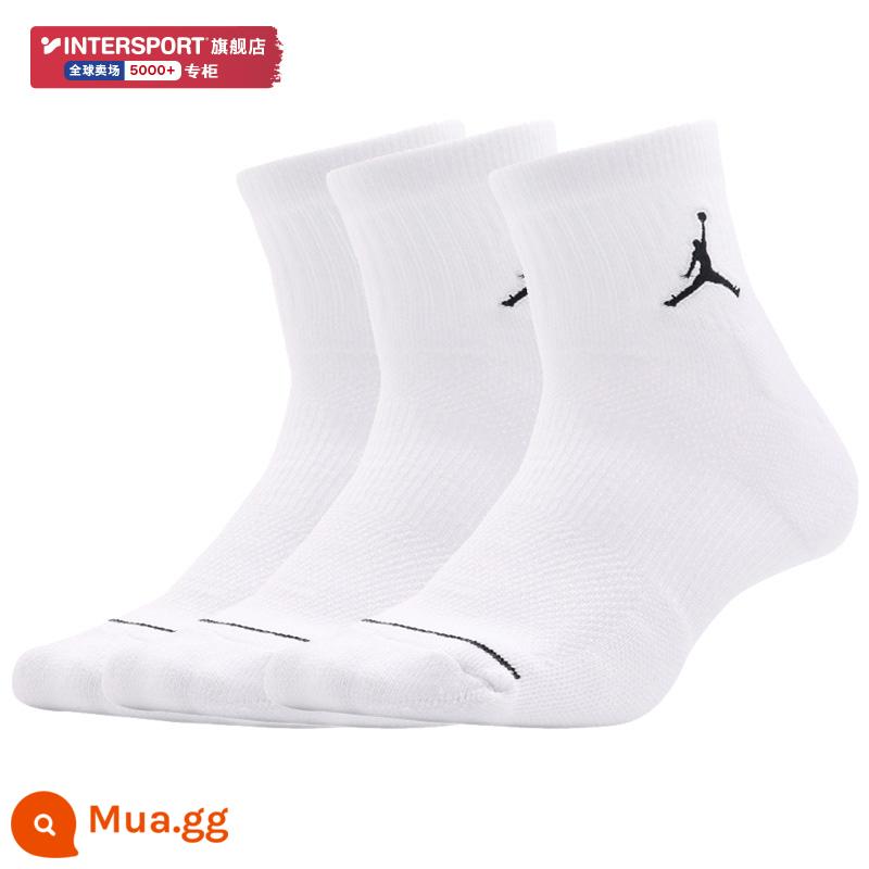 Nike Nike nam vớ và vớ nữ Jordan vớ Jordan AJ AJ High Tube Tubel Bottom Sports White vớ SX5544 - SX5544-100/hình ảnh chính/đáy khăn/ống giữa