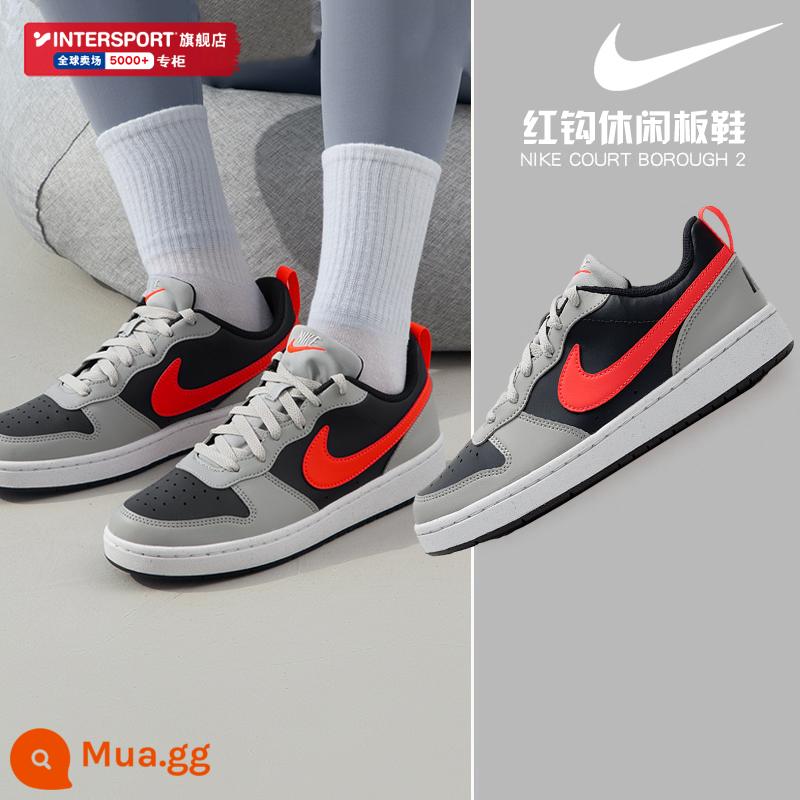 Giày thể thao Nike Nike nữ 2024 mùa xuân mới giày thể thao màu hồng COURT giày thể thao thông thường DV5456 - DV5456-003/xám đen