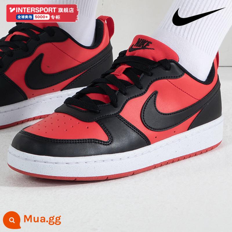 Giày thể thao Nike Nike nữ 2024 mùa xuân mới giày thể thao màu hồng COURT giày thể thao thông thường DV5456 - DV5456-600/đen đỏ