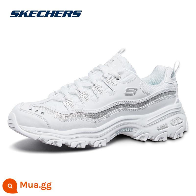 Giày nữ SKECHERS mùa đông ấm áp giày gấu trúc đế dày trang web chính thức của phụ nữ phong cách retro đích thực giày thể thao bố giày - WSL/37 trở lên, nên lấy kích thước nhỏ hơn một nửa