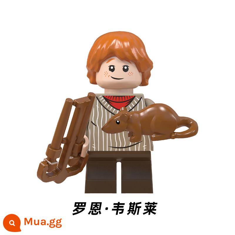 Tương thích với LEGO Harry Potter Trận Quidditch Rubeus Haggs Slytherin Gryffindor Minifigure Đồ chơi - Ron Welled