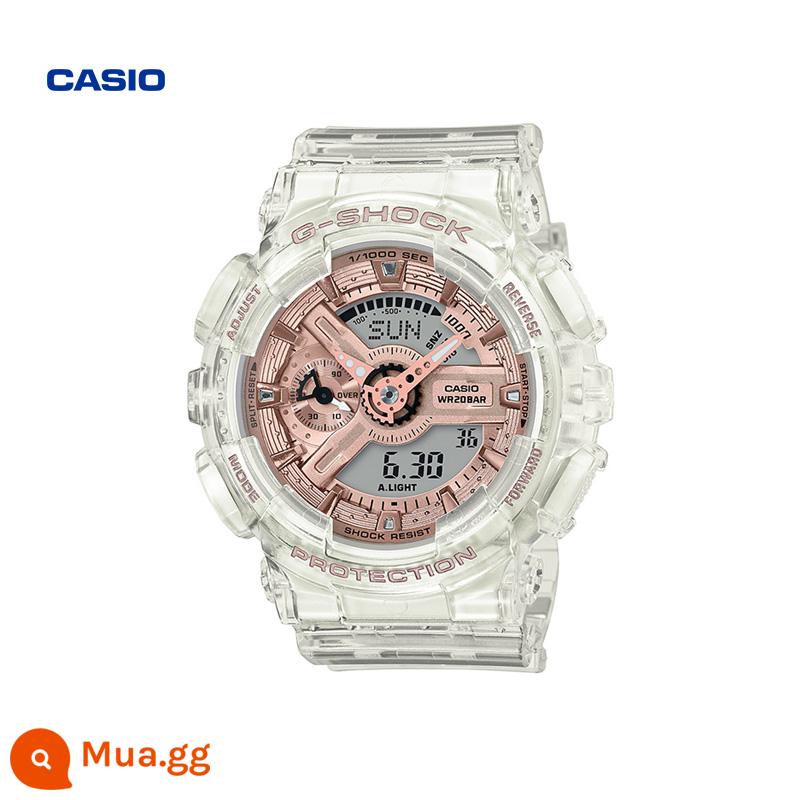 casioCASIO flagship store chính thức GMA-S110SR xu hướng chống thấm nước đồng hồ học sinh nam và nữ - Mặt số hình chữ Y GMA-S110SR-7ADR