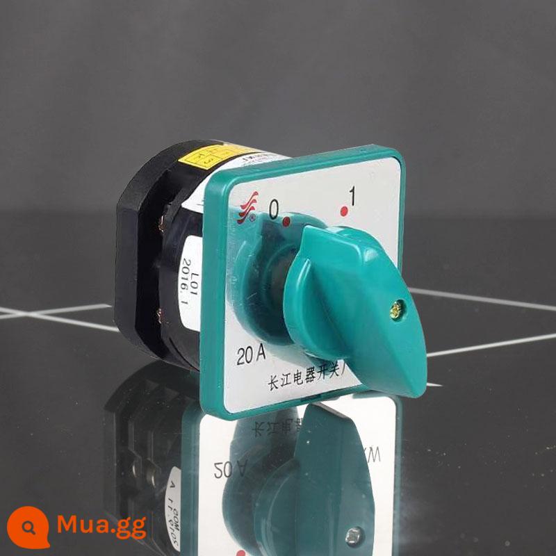 Máy thái thịt Baicheng JQ-1/2/DQ-1 thương mại máy thái thịt công tắc tay cầm xanh phụ kiện tay cầm xoắn 20a - Trắng