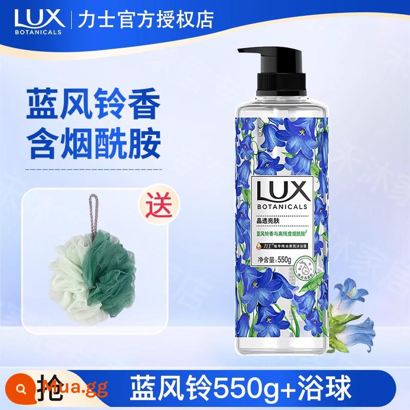 Sữa tắm Lux Freesia Bath Lotion Perfume Type Lasting Fragrance Female Perfume Bath Hàng chính hãng - Chuông gió xanh 550g