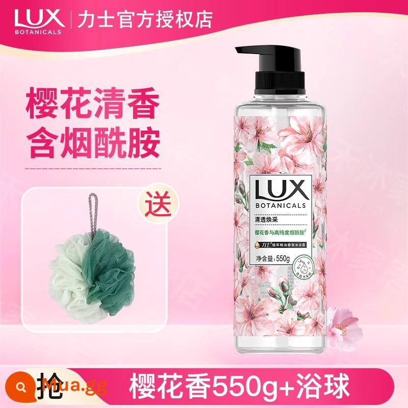 Sữa tắm Lux Freesia Bath Lotion Perfume Type Lasting Fragrance Female Perfume Bath Hàng chính hãng - Nước hoa Sakura 550g