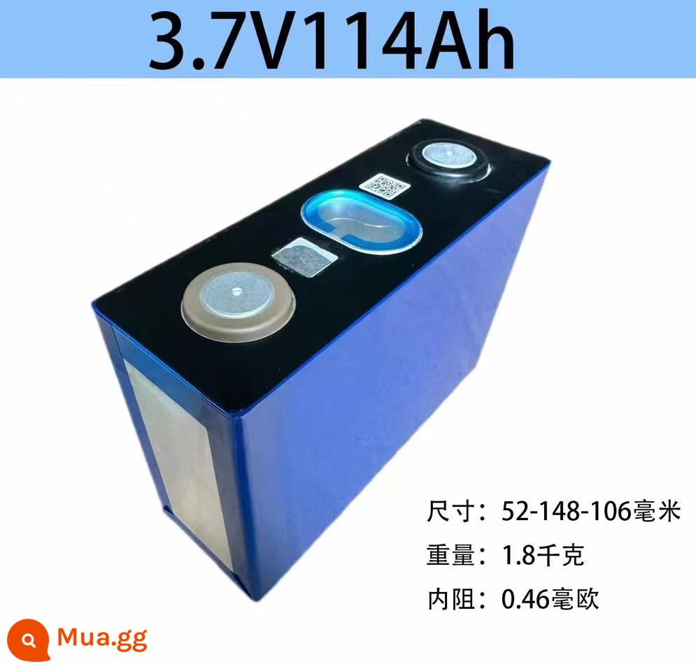 Thương hiệu mới Ningde xe máy điện pin lithium 3.7V40ah đơn lớn 60ah lưỡi điện xe điện ternary pin lithium - (Mã mài mới ND) 3.7V114ah