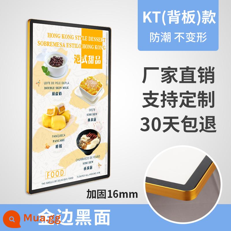 Khung quảng cáo thang máy hút từ tính khung áp phích khung hợp kim nhôm loại khung có thể thay thế a3a4 khung ảnh khung ảnh khung hiển thị tùy chỉnh - Người mẫu KT đen Phnom Penh